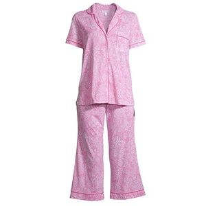 Secret Treasures Pink Paisley Pajama Set